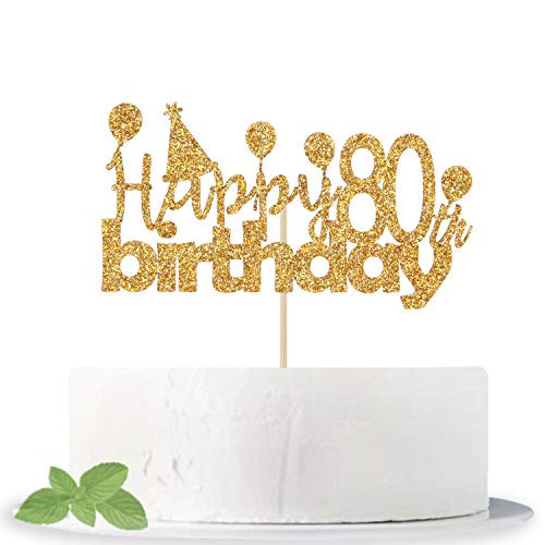 Gold Glitter Happy 80th Birthday Cake Topper Hello 80 Cheers to 80 Years 80 Fabulous Happy 80th Birthday Anniversary Party Decoration Supplies Gold Glitter Happy 80th Birthday Cake Topper Hello 80 Cheers to 80 Years 80 Fabulous Happy 80th Birthday Anniversary Party Decoration Supplies
