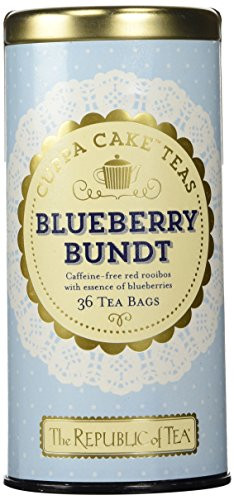 The Republic Of Tea Blueberry Bundt Cuppa Cake Tea, 36 Tea Bags