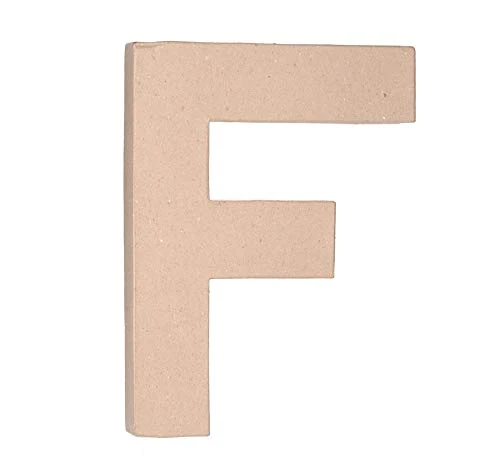 Darice Paper Mache Letter  F  12 Inches