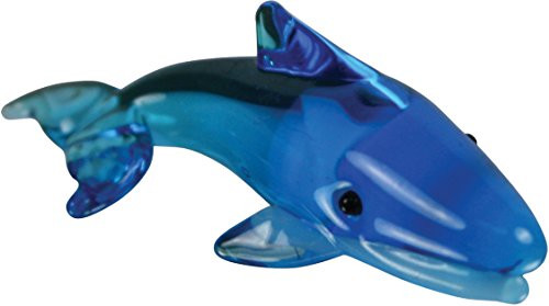 brainstorm Looking Glass Azul The Blue Whale Miniature Glass Collectible  Pack of 48