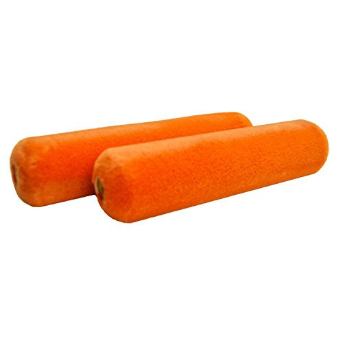 SHUR LINE 4895C Mini Roller  6 in  Ergonomic Handle  2 Pieces  Flock  6 Inch