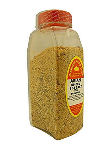 Marshall s Creek Spices Marshalls Creek Spice Co  XL Size Low Salt Asian Spiced Sea Salt Mix  20 Oz