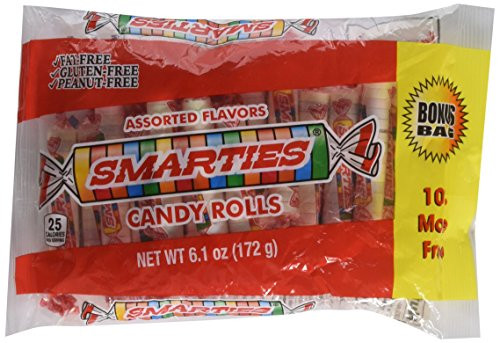 Smarties Candy Rolls 6 1 oz Bag  2 bags 12 2 oz total  bonus bag 10more free