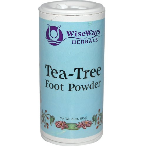 Wiseways Herbals  Foot Powder Tea Tree  3 Ounce
