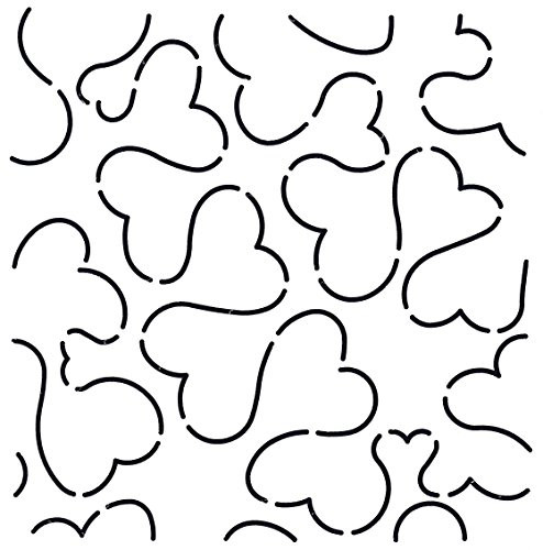 Quilting Creations Heart Stipple Quilt Stencil