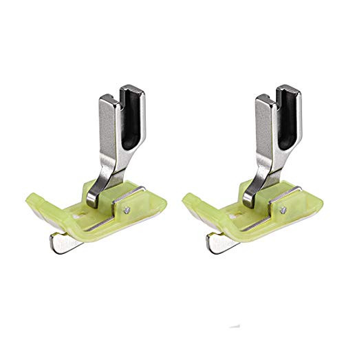 uxcell SP 18 Industrial Sewing Machine Hinged Presser Foot with Right Guide 1 4 6mm Green 2pcs uxcell SP 18 Industrial Sewing Machine Hinged Presser Foot with Right Guide 1 4 6mm Green 2pcs