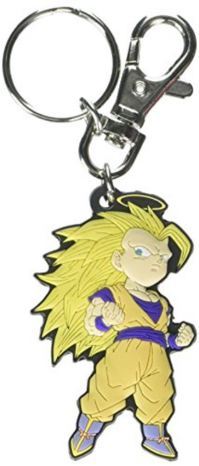 Dragon Ball Z  SD Goku Super Saiyan 3 PVC Keychain