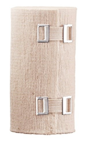 ACE 4 Inch Elastic Bandage with Clips  Beige  Comfortable design with soft feel  Wash and Reuse