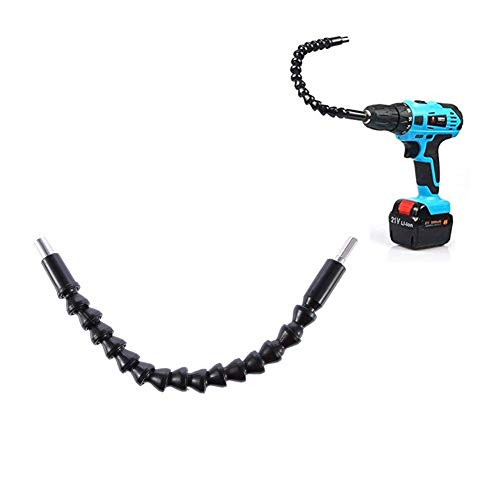 Flexible Extension Screwdriver Bits Holder Magnetic 1 4 inch Hex Shank Shaft  Screw Power Drill Connection Tips Flex Adapter W Extend Quick Connect Drive Shaft Tip Drill Bit Kit Adaptor