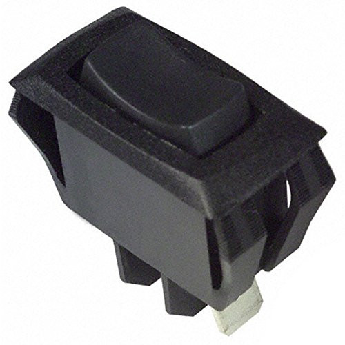 RC911 RB B 0 N   Rocker Switch  Non Illuminated  SPDT  On Off On  Black  Panel  16 A  1 Piece