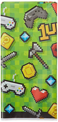 Creative Converting PLASTIC TABLECOVER ALL OVER PRINT  54  X 102   0 01x102x54inc  Multicolor