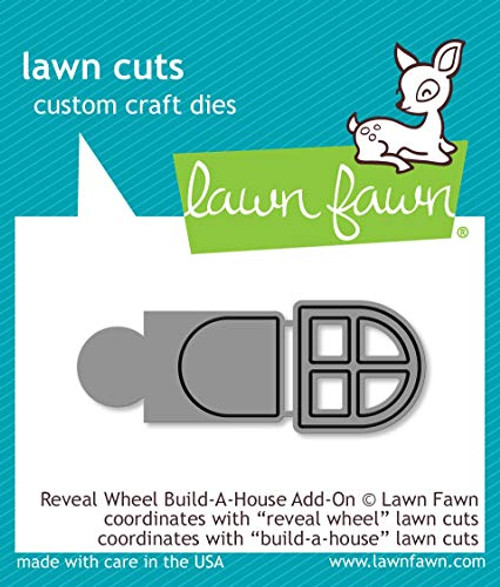 Lawn Fawn Lawn Cuts Custom Craft Die LF2049 Reveal Wheel Build A House Add On Lawn Fawn Lawn Cuts Custom Craft Die LF2049 Reveal Wheel Build A House Add On