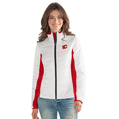 G III Women s Grand Slam Full Zip Jacket  White  Medium