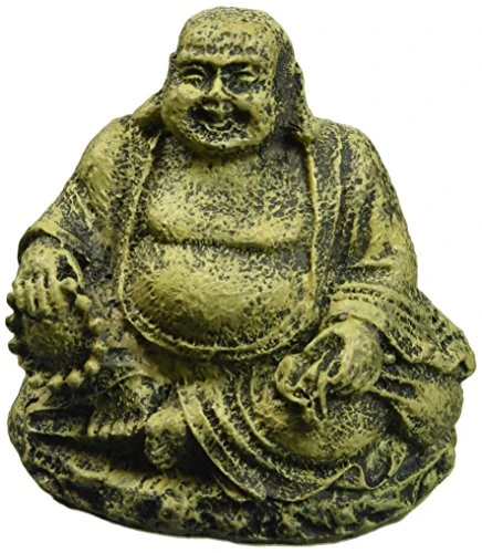 Penn Plax RR564 Mini Sitting Buddha Ornament Deco Replica