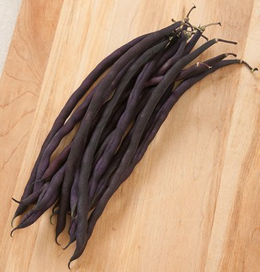 David s Garden Seeds Bean Pole Carminat SL3170  Purple  50 Non GMO  Open Pollinated Seeds