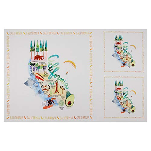 Windham State Cotton California 24in Panel Multi Quilt Fabric