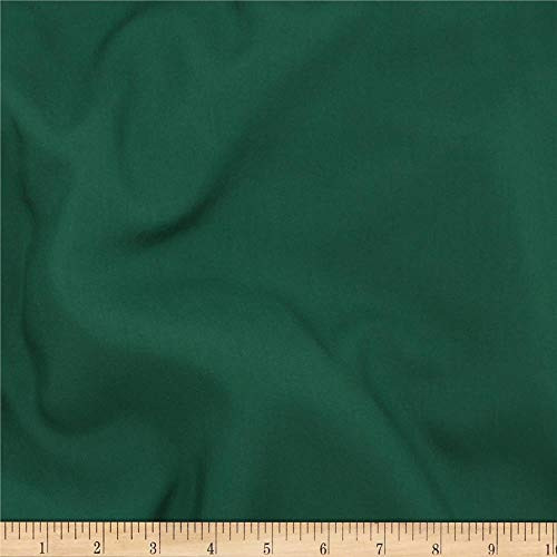 Telio 0266988 Viscose Rayon Challis Emerald Fabric by the Yard