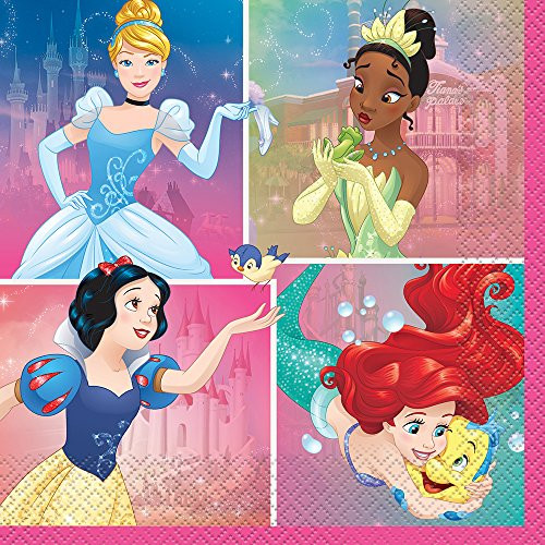 Unique Industries Disney Princess Dream Big Lunch Napkins  16