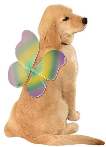 Rubie s Mardi Gras Fairy Wings for Your Pet  Small Medium  Multicolor