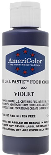 AmeriColor Food Coloring  Violet Soft Gel Paste  4 5 Ounce