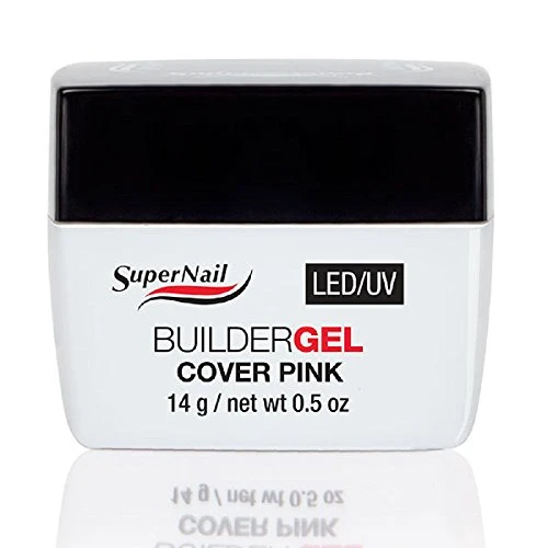 Supernail LED UV Builder Pink Gel Cover  0 5 Fluid Ounce