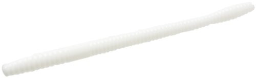 Zoom Magnum Trick Worm Pack of 8  White  7 Inch