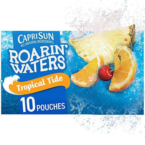 Capri Sun Roarin Waters Tropical Tide Juice Drink 40 Count 4 Boxes of 10 Pouches Capri Sun Roarin Waters Tropical Tide Juice Drink 40 Count 4 Boxes of 10 Pouches