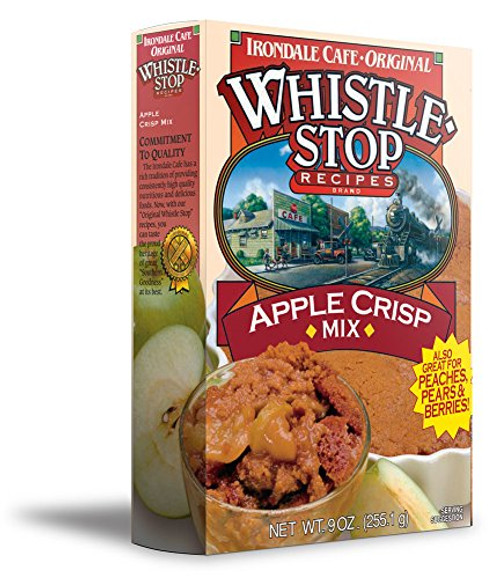 Original WhistleStop Cafe Recipes Apple Crisp Batter Mix 9 oz 1 Box Original WhistleStop Cafe Recipes Apple Crisp Batter Mix 9 oz 1 Box