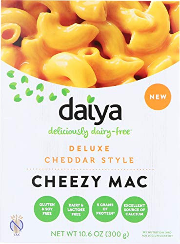 Daiya Deluxe Diary Free Mac   Cheese  Cheddar  10 6 oz