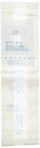 Eureka Style U Vacuum Bags  3 pack
