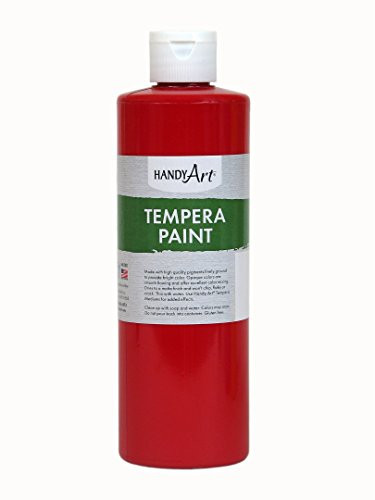 Handy Art Tempera 16 ounce  Red