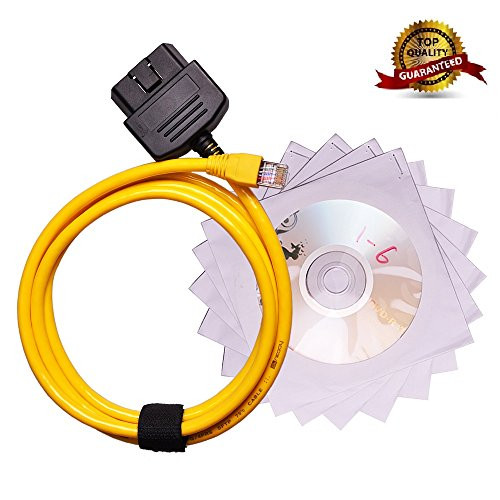 AntiBreak Ethernet ENET RJ45 OBD OBDII OBD2 Interface Coding f-Series Cable use for Compaitble with INPA E-SYS