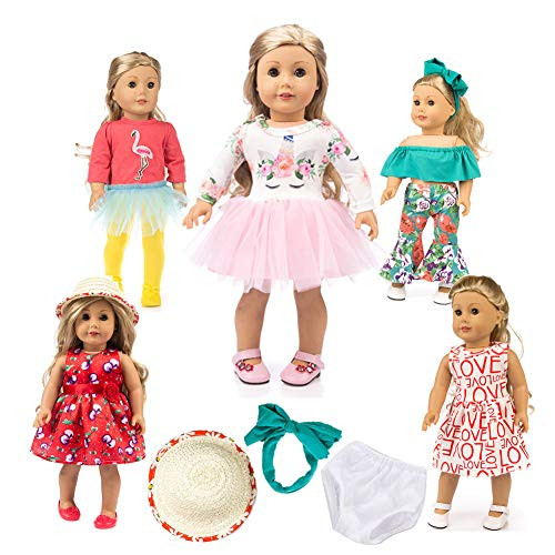 Unicorn Doll Clothes American Girl Doll Unicorn Clothes Outfit Pajamas Set 10pcs 18" Unicorn American Girl Doll Clothes and Accessories 18 Inch for Christmas , My Life Doll Clothes Baby Journey Girls Unicorn Doll Clothes American Girl Doll Unicorn Clothes Outfit Pajamas Set 10pcs 18" Unicorn American Girl Doll Clothes and Accessories 18 Inch for Christmas , My Life Doll Clothes Baby Journey Girls
