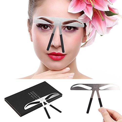 Eyebrow ruler  Eyebrow Grooming Makeup Stencil  Eyebrow Tattoo Caliper  Stencil Shaper Ruler 03