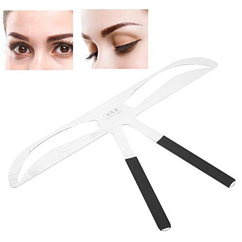 Eyebrow Stencil Eyebrow Ruler  Permanent Eyebrows Stencil Makeup Tattoo Eyebrow Balance Ruler Template Permanent Tattoo Eyebrow Measure Three point Positioning Design Ruler Shape Stencil 1