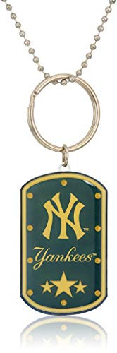 FOCO MLB New York Yankees Led Dog Tag Keychain