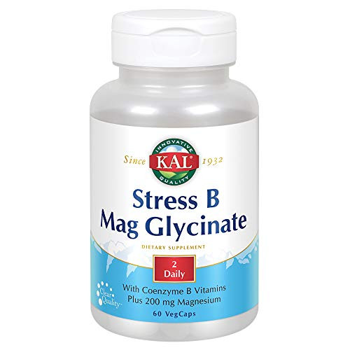 KAL Stress B Mag Glycinate   60 VegCaps