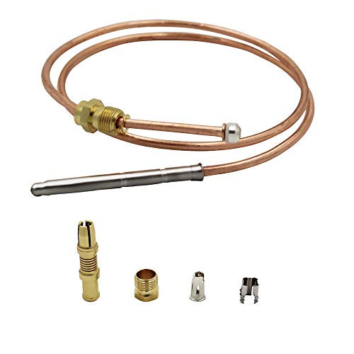 MENSI Robertshaw Thermostat Control Pilot Burner Assembly Replacement 1980 024   1980 036 Snap Fit Universal Thermocouple  36