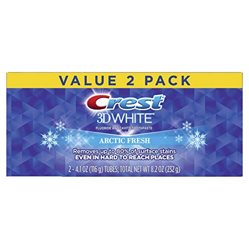 Crest Toothpaste 4 1 Ounce 3D White  Value Pack 2  Arctic Fresh  Pack of 2