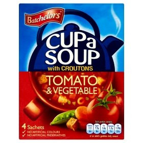 Batchelors Cup a Soup Tomato   Vegetable