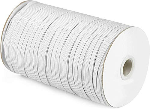 1 4 inch Elastic Bands for Sewing Wide Elastic Rope US Stock White Elastic Rolls 200 Yards Width Braided Elastic Band White Elastic Cord for Sewing Crafts DIY 1 4 inch Elastic Bands for Sewing Wide Elastic Rope US Stock White Elastic Rolls 200 Yards Width Braided Elastic Band White Elastic Cord for Sewing Crafts DIY