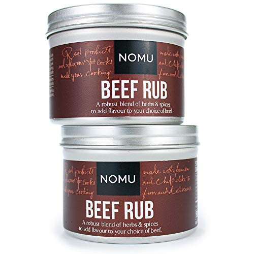 NOMU Beef Seasoning Rub 3 5 oz 2 pack MSG Gluten Free Non GMO Non Irradiated NOMU Beef Seasoning Rub 3 5 oz 2 pack MSG Gluten Free Non GMO Non Irradiated