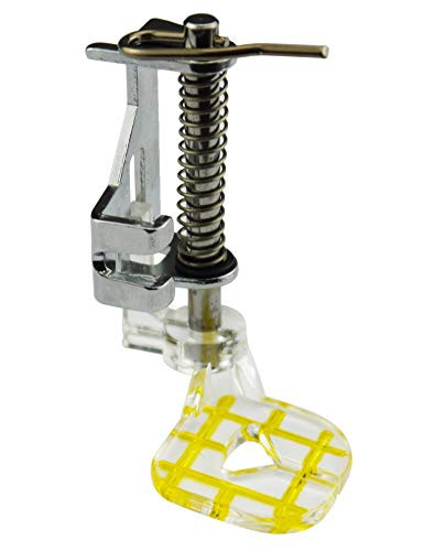 DREAMSTITCH P60417 Slant Shank Free Motion Guide Presser Foot for Singer Sewing Machine   P60417