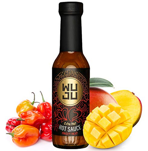 WUJU Extra Hot Sauce Agave Based Hot Pepper Sauce All Natural Habanero Hot Sauce With Diverse Ingredients Gourmet Hot Sauce Hot Hot Sauce Low Sodium No Preservatives 5 Ounces WUJU Extra Hot Sauce Agave Based Hot Pepper Sauce All Natural Habanero Hot Sauce With Diverse Ingredients Gourmet Hot Sauce Hot Hot Sauce Low Sodium No Preservatives 5 Ounces