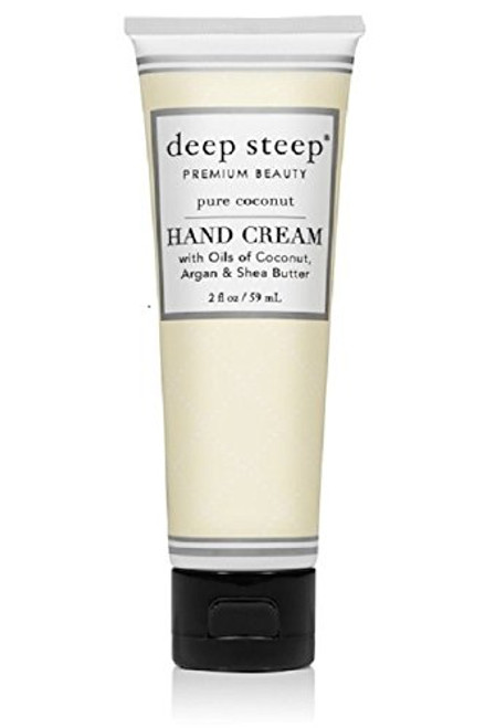 Deep Steep Hand Cream  2 Ounce  Pure Coconut