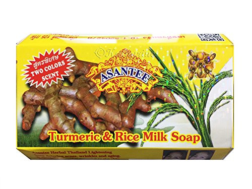 Turmeric Honey and Rice Milk For Body Soap Weight 4 40 Ounce By Asantee