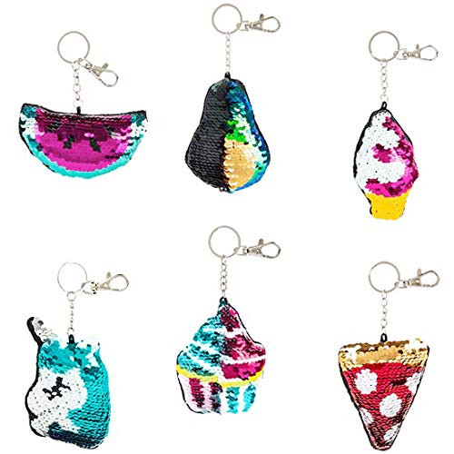 Rhode Island Novelty 3 33 Inch Flip Sequin Plush Clip  One Dozen per Order