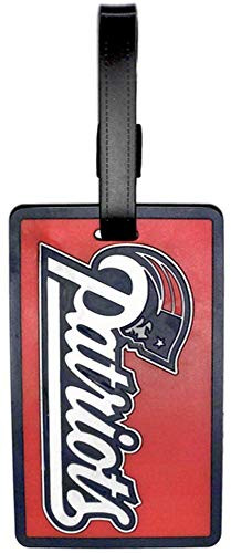 aminco New England Patriots Rubber Bag Tag