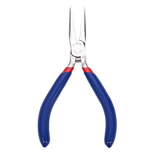 LiQunSweet 1pc Flat Nose Jewelry Bending Beading Jewelry Making DIY Pliers Chain Nose Handy Pliers Jump Rings Opener with Stainless Steel Color Blue Red 13cm 5inch Long LiQunSweet 1pc Flat Nose Jewelry Bending Beading Jewelry Making DIY Pliers Chain Nose Handy Pliers Jump Rings Opener with Stainless Steel Color Blue Red 13cm 5inch Long