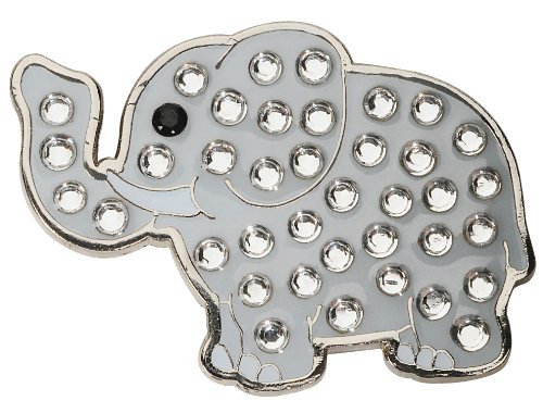 Navika Elephant Swarovski Crystal Ball Marker with Hat Clip